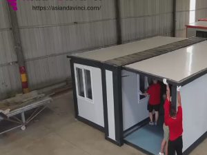 حاوية منزلية متكاملة – معيشة نموذجية حديثة ومتعددة الاستخدامات