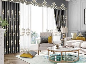 ستائر غرفة المعيشة – ستائر نوافذ أنيقة وعالية الجودة