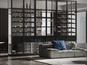 خزانة كتب ذكية عالية الجودة مصممة حسب الطلب – تجمع بين الفخامة والابتكار