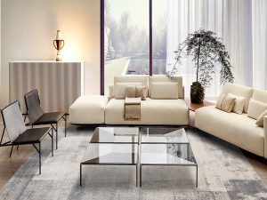 سجادة فاخرة لغرفة المعيشة - راحة أنيقة لمنزلك