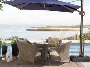 Herrell 132'' x 108'' Rectangular Cantilever Umbrella – Ultimate Shade for Luxurious Outdoor Spaces