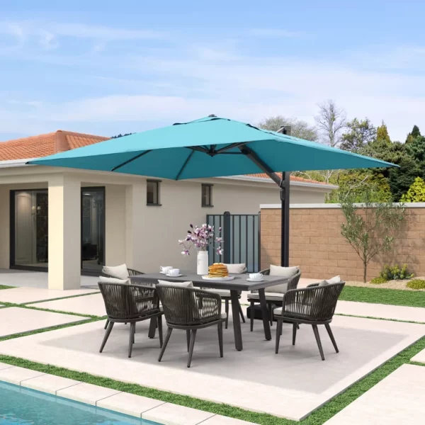 McDuffy Rectangular Cantilever Umbrella – Ultimate Shade and Style for Outdoor Spaces