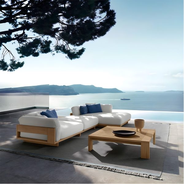 L-Shaped Corner Sofa with Left Armrest and Table – The Perfect Combination of Style and Comfort