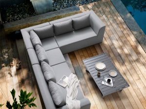 Outdoor Sofa and Coffee Table Combination – Perfect for Garden and Patio Relaxation