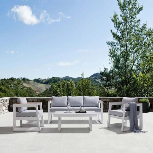 Outdoor Sofa and Coffee Table Set – Perfect for Balcony Relaxation