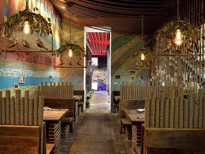 plant retro restaurant light