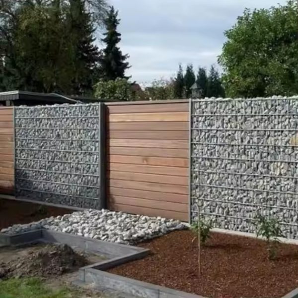 Cultured Garden Stone Fence Gabion – Elegant and Durable Landscaping Solution