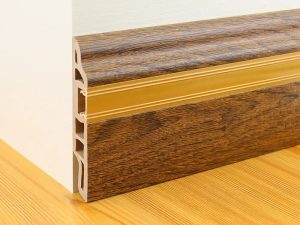 PVC Wall 80mm Baseboard Flooring – Durable, Water-Resistant, and Stylish