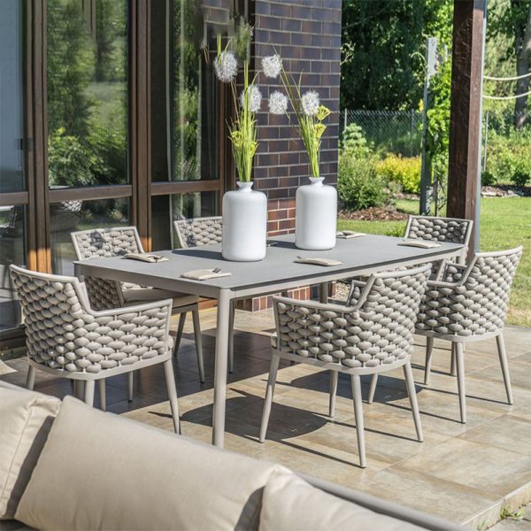 Nordic Outdoor Garden Dining Table and Chair Set – Perfect for Five-Star Luxury Hotels