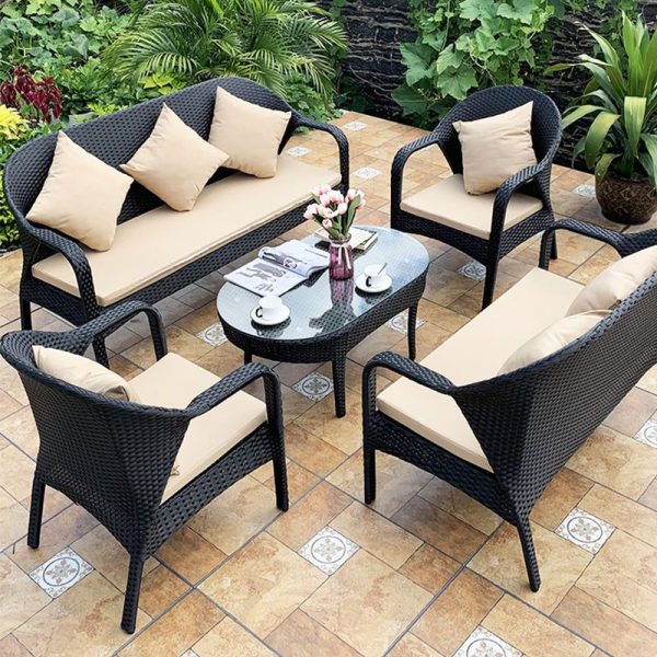 Rattan Sofa – Perfect for Hotels and Homestays