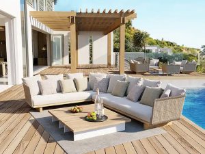 Outdoor Vine Sofa – A Perfect Blend of Comfort and Nature-Inspired Design