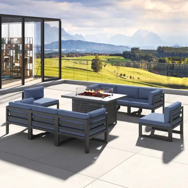 Aluminum Alloy Outdoor Courtyard Sofa – Luxury and Durability for Outdoor Living