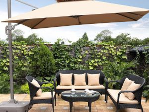 Outdoor Leisure Waterproof Sunscreen Sofa – Durable and Comfortable Outdoor Seating