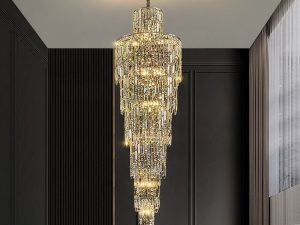 غرفة معيشة فاخرة من الكريستال بمبيعات مباشرة من المصنع – ارتقِ بمنزلك بتصميم أنيق