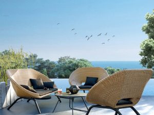 Combination Rattan Chair Sofa – Stylish and Comfortable Seating for Any Space