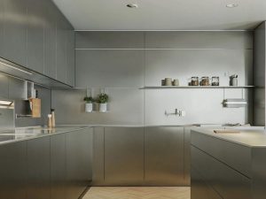 خزانة من الفولاذ المقاوم للصدأ 304 – حل تخزين متين وحديث