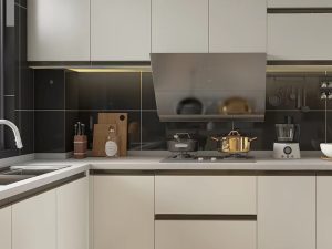 Cabinet Integrated - Sleek and Functional Storage Solution