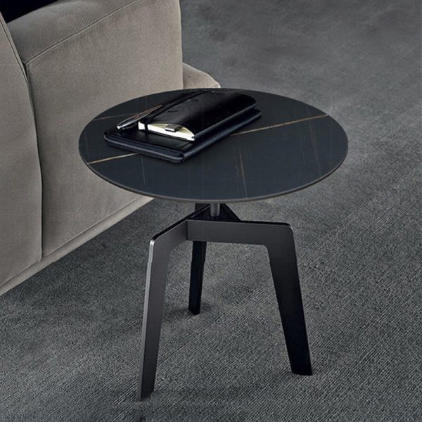 Nordic Modern Rock End Table – Sleek and Functional Elegance