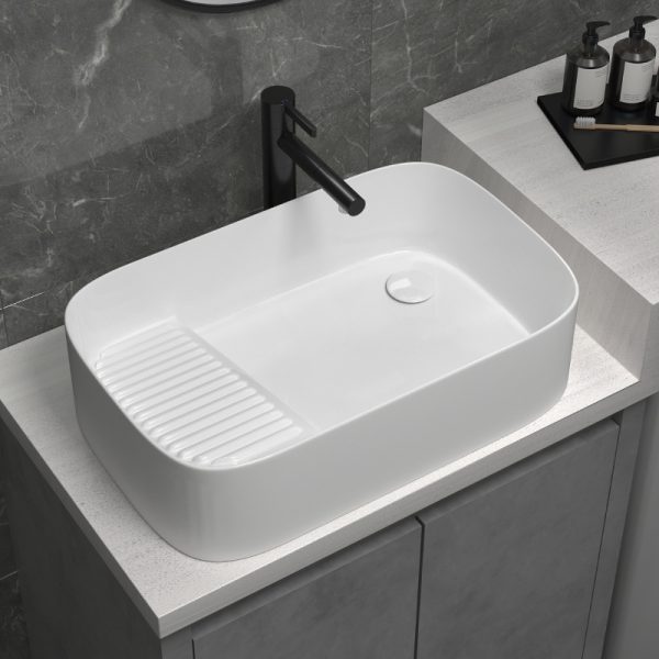 Ceramic Laundry Basin – Elegant & Durable Sink for Your Laundry Room