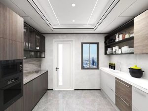 سقف لوحي كبير على شكل قرص العسل – حل أنيق وعملي لغرف النوم والمطابخ