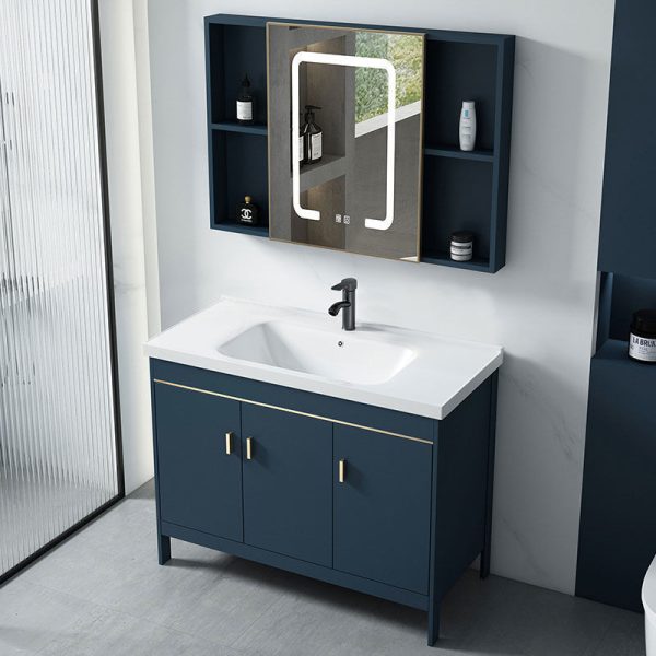 Modern Light Luxury Washbasin Cabinet - Elegant and Functional Bathroom Solution