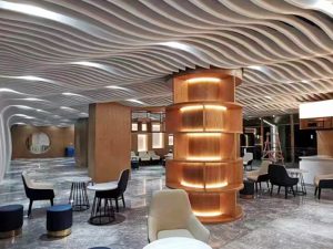 Customized Curved Ceiling Aluminum Panels