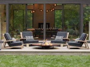 Teak Outdoor Leisure Terrace Sofa – Luxury and Comfort for Outdoor Living