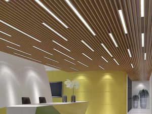 Decorative Aluminum Grille-Type Ceiling - Aluminum Square Panels