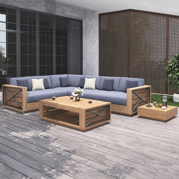 Outdoor Teak Sofa – Luxury and Durability for Elegant Outdoor Living