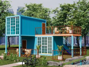 حاوية حديقة من الفولاذ – وعاء زراعة خارجي متين وأنيق