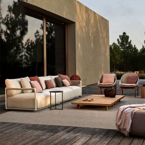 Nordic Creative Outdoor Sofa – Elegant Design for Outdoor Living