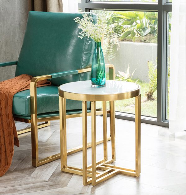 Rock Plate End Table – Modern Elegance Meets Durability