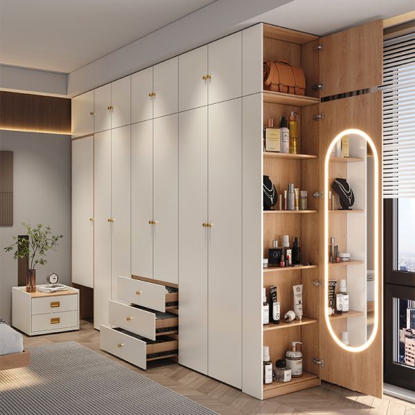 Finished Storage Cabinet Wardrobe – Elegant and Practical Design