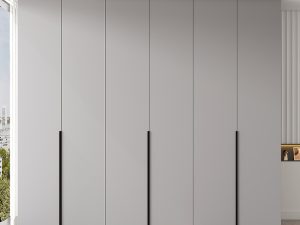 Modern Simple Solid Wood Wardrobe – Elegant and Durable