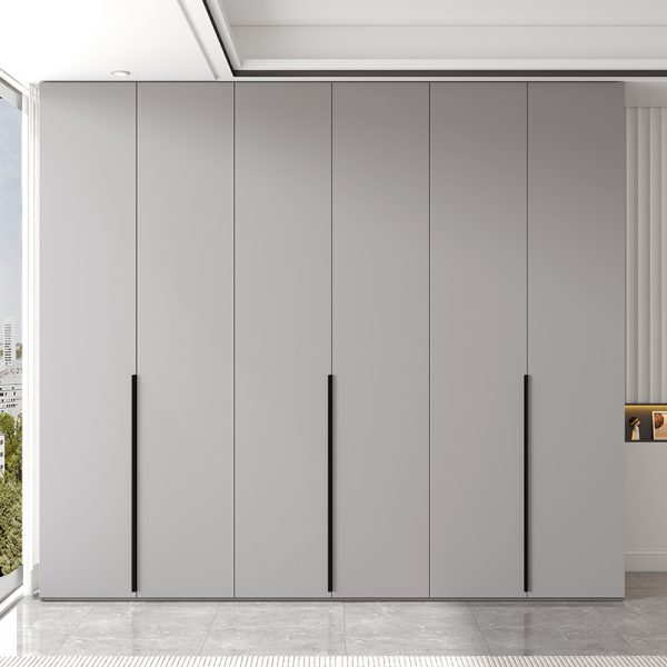 Modern Simple Solid Wood Wardrobe – Elegant and Durable