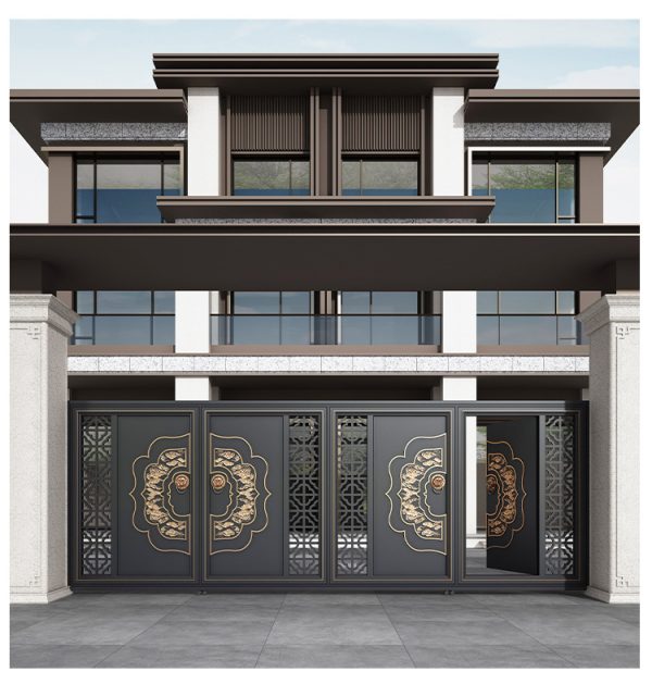 Aluminum Art Villa Courtyard Door – Elegance and Security for Your Luxury Home