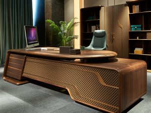 طاولة الرئيس – تجسيد للفخامة والأناقة التنفيذية