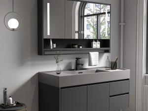 Wash Basin Mirror Cabinet Suit - Complete and Elegant Bathroom Solution