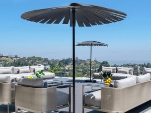 Casual Stainless Steel Outdoor Sofa – Durable and Stylish for Relaxed Outdoor Living