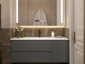 Ceramic Smart Bathroom Cabinet - Innovative and Elegant Storage Solution