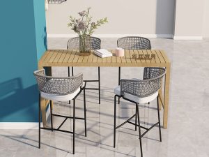 Outdoor Villa Rattan Furniture Set - Elegant and Durable Rattan Combination