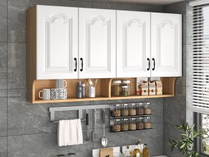 خزانة مطبخ معلقة على الحائط في الشرفة – أناقة موفرة للمساحة للمنازل الحديثة