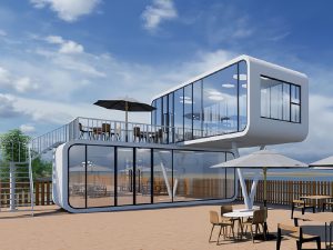 منزل Space Cabin Scenic Area Homestay House – ملاذ مستقبلي وصديق للبيئة