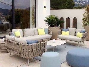Nordic Outdoor Sofa – Combining Comfort and Minimalist Design for Stylish Outdoor Spaces