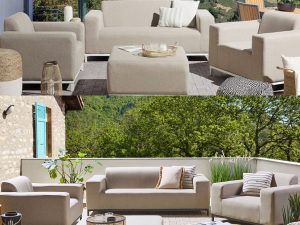 Outdoor Sofa – Waterproof and Sunscreen Protection for Courtyard Villas and More