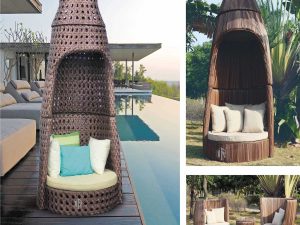 Dual Autumn Hanging Basket Chair – Stylish Outdoor Leisure Seating