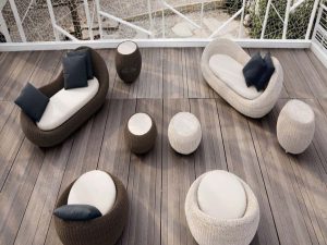 Model 2012 Two-Seater Sofa with High Table – Elegant Comfort for Modern Interiors