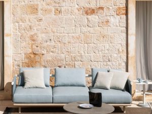 Model 2505: Three-Seater Sofa + Center Table – Luxurious Comfort and Style