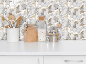 ملصق حائط من الكريستال الصلب المقاوم للزيت - أنيق ومتين