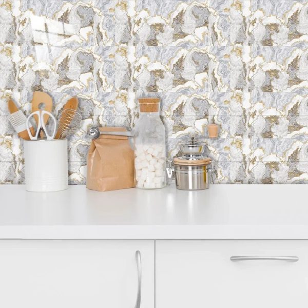 Oil-Resistant Crystal Hard Panel Wall Sticker – Elegant and Durable